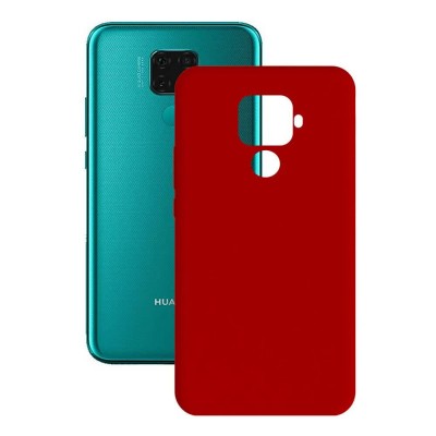други,аксесоари,contact,huawei,mate,30,lite,silicone,phone,case,red