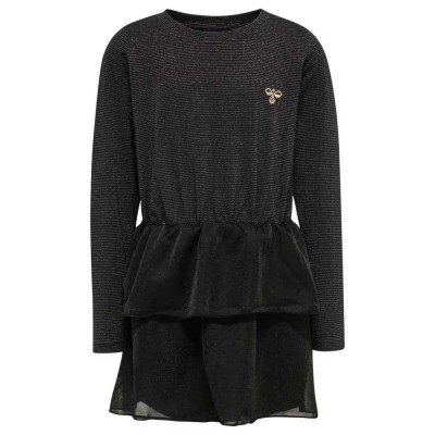 рокля,дамски,поли,и,рокли,hummel,ellen,long,sleeve,dress,black,(black)