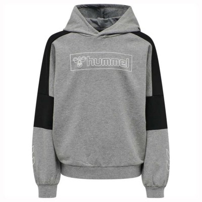 суичър,детски,блузи,hummel,boxline,hoodie,grey,(medium,melange)