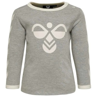 тениска,детски,тениски,hummel,flipper,long,sleeve,t,shirt,grey,(grey,melange)