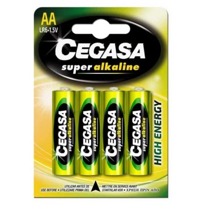 батерии,cegasa,1x4,super,alkaline,aa,alkaline,battery,green,(green,yellow)