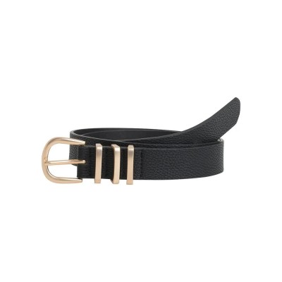 колан,колани,pieces,lea,belt,black,detail,black,w,gold,(black)