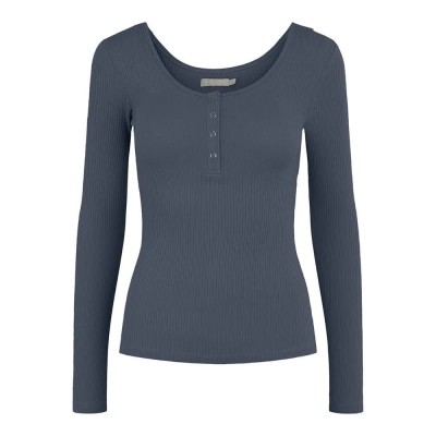тениска,дамски,тениски,pieces,kitte,long,sleeve,t,shirt,ombre,blue,(blue)