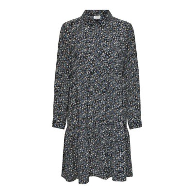 рокля,дамски,поли,и,рокли,jdy,piper,aop,short,dress,black,aop,spectra,yellow,aquarius,ditsy,(black)