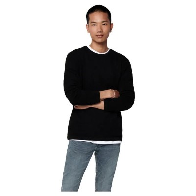 блуза,мъжки,пуловери,only,&,sons,panter,life,12,struc,sweater,black,(black)