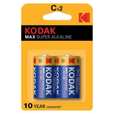 батерии,kodak,max,c,alkaline,battery,2,units,yellow,(blue)