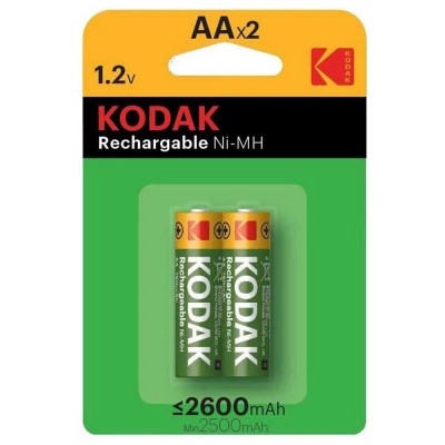 батерии,kodak,aaa,2600mah,ni,mh,rechargeable,battery,2,units,green,(yellow,black,green)