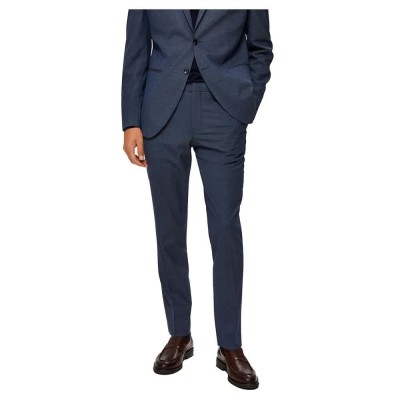 панталони,мъжки,панталони,selected,slim,mazelogan,pants,blue