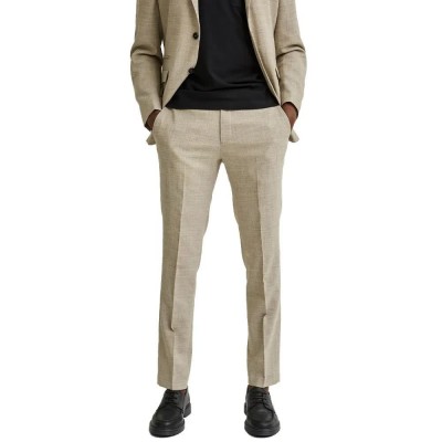 панталони,мъжки,панталони,selected,slim,oasis,pants,sand,(beige)