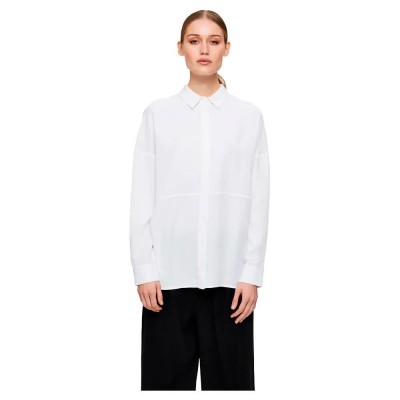 риза,с,дълъг,ръкав,дамски,ризи,selected,trixy,long,sleeve,shirt,white,(snow,white)