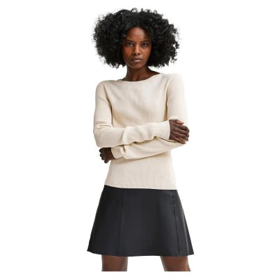 блуза,дамски,пуловери,дамски,плетени,дрехи,selected,amelia,sweater,sandshell,(beige)