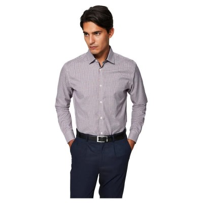 карирана,риза,мъжки,ризи,selected,slim,new,mark,long,sleeve,shirt,bright,white,checks,red,navy,white,(white)