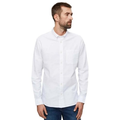 риза,с,дълъг,ръкав,мъжки,ризи,selected,regrick,oxford,flex,long,sleeve,shirt,white