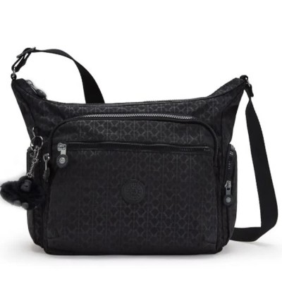 чанта,всички,чанти,kipling,gabbie,s,bag,black,(signature,emb)