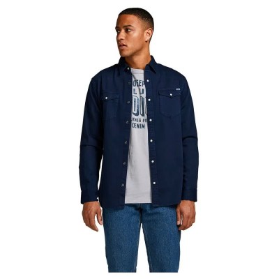 риза,с,дълъг,ръкав,мъжки,ризи,jack,&,jones,sheridan,long,sleeve,shirt,dark,navy,slim,fit,(blue)