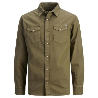 риза,с,дълъг,ръкав,мъжки,ризи,jack,&,jones,sheridan,long,sleeve,shirt,forest,night,slim,fit,(green)