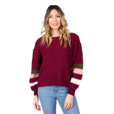 блуза,дамски,пуловери,дамски,плетени,дрехи,oxbow,n2,pelican,mohair,sweater,red,(plum)