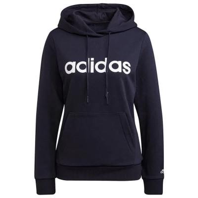 суичър,дамски,блузи,adidas,linear,ft,hoodie,blue,(legend,ink,white)
