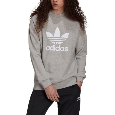 мъжка,блуза,мъжки,горнища,с,цип,мъжки,горнища,с,качулка,adidas,originals,trefoil,crew,sweatshirt,grey