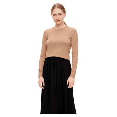 блуза,дамски,пуловери,дамски,плетени,дрехи,object,thess,sweater,chipmunk,detail,melange,(brown)