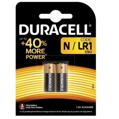батерии,duracell,battery,mn9100,lr1,pack,2,batteries,1.5,v,black
