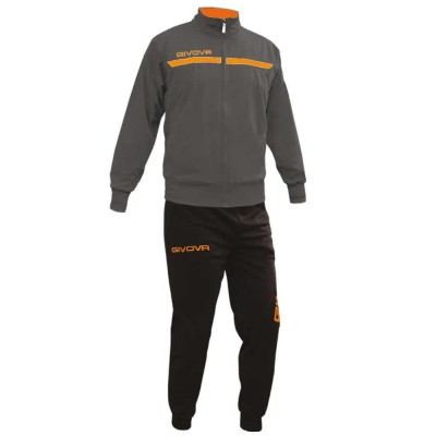 анцуг,мъжки,анцузи,givova,one,tracksuit,dark,grey,fluor,orange,(black,grey)