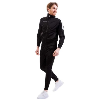 анцуг,мъжки,анцузи,givova,revolution,tracksuit,black,white,(black)