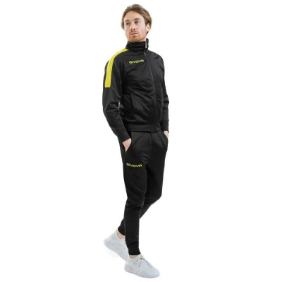 анцуг,мъжки,анцузи,givova,revolution,tracksuit,black,yellow,(black)