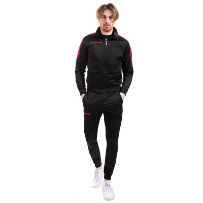 анцуг,мъжки,анцузи,givova,revolution,tracksuit,black,red,(black)