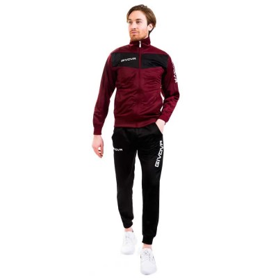 анцуг,мъжки,анцузи,givova,visa,tracksuit,burgundy,black,(red,black)