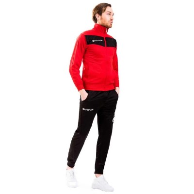 анцуг,мъжки,анцузи,givova,visa,tracksuit,red,black