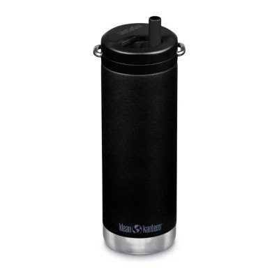 бутилки,за,вода,klean,kanteen,tkwide,16oz,with,twist,cap,insulated,thermal,bottle,black,(black)