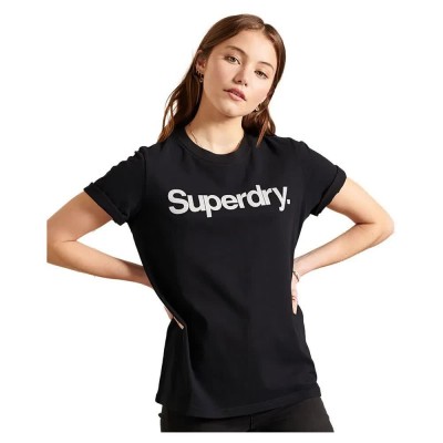 тениска,дамски,тениски,superdry,cl,short,sleeve,t,shirt,black