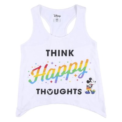 тениска,дамски,тениски,cerdá,disney,pride,sleeveless,t,shirt,white