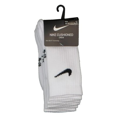 чорапи,мъжки,чорапи,дамски,чорапи,nike,performance,basic,crew,socks,3,pairs,white,(white)
