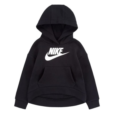 поларена,блуза,детски,блузи,nike,club,fleece,high,low,sweatshirt,black,(black)