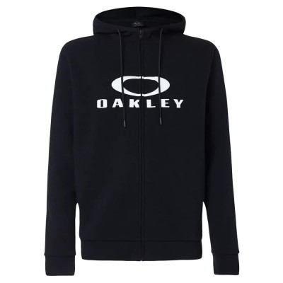 блуза,мъжки,пуловери,oakley,bark,2.0,full,zip,sweatshirt,black,white,(black)