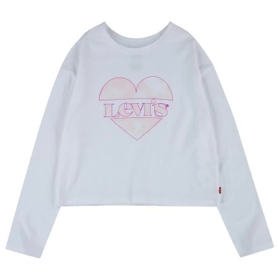 тениска,детски,тениски,levi´s,®,cropped,long,sleeve,t,shirt,white,(white)