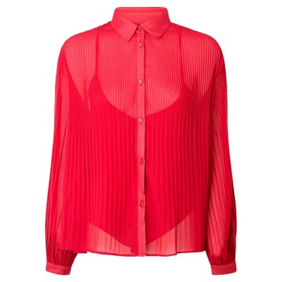 риза,с,дълъг,ръкав,дамски,блузи,дамски,ризи,pepe,jeans,irma,long,sleeve,shirt,red