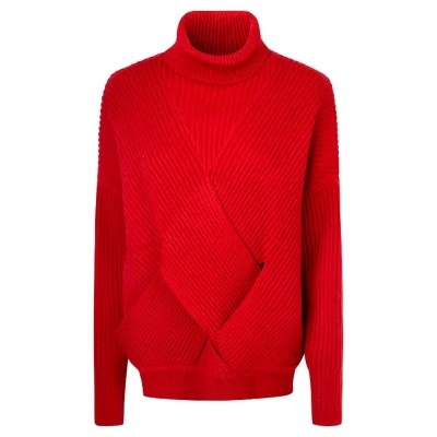 блуза,дамски,пуловери,дамски,плетени,дрехи,pepe,jeans,vivian,sweater,red
