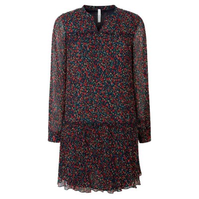 рокля,дамски,поли,и,рокли,pepe,jeans,cecile,long,sleeve,dress,multicolor