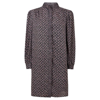 дамска,рокля,дамски,поли,и,рокли,pepe,jeans,nora,long,sleeve,dress,black