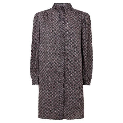 рокля,дамски,поли,и,рокли,pepe,jeans,nora,long,sleeve,dress,black,(multi)