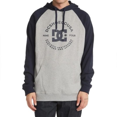сако,мъжки,пуловери,dc,shoes,dc,star,pilot,raglan,hoodie,heather,grey,navy,blazer,(grey)