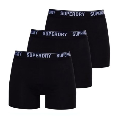 боксерки,мъжко,бельо,superdry,multi,boxers,3,units,black,black,optic,(black)