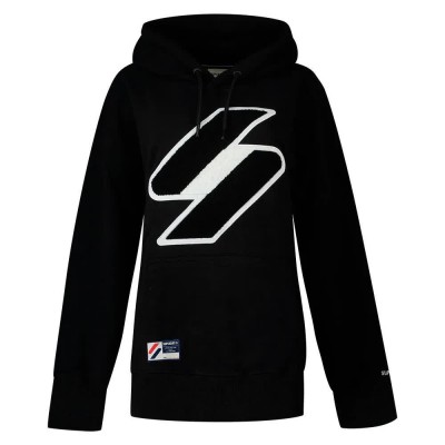 суичър,дамски,блузи,superdry,code,logo,che,os,hoodie,black