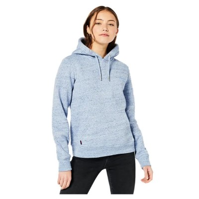 суичър,дамски,блузи,superdry,vintage,logo,embroidered,hoodie,la,blue,marl,(blue)