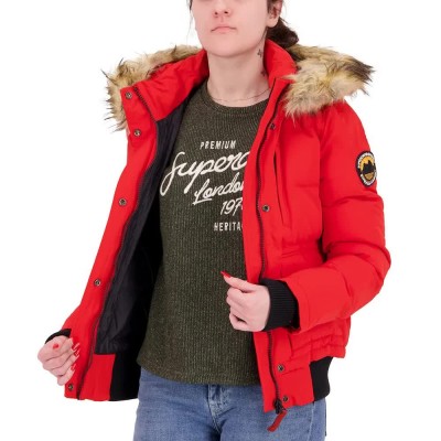яке,дамски,якета,и,палта,superdry,everest,bomber,jacket,high,risk,red,(red)