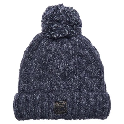 шапка,всички,шапки,superdry,tweed,cable,beanie,blue,(navy)