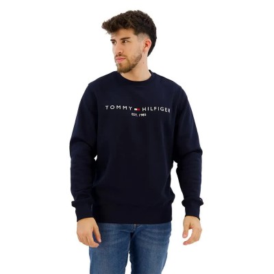 блуза,мъжки,пуловери,tommy,hilfiger,logo,sweatshirt,blue